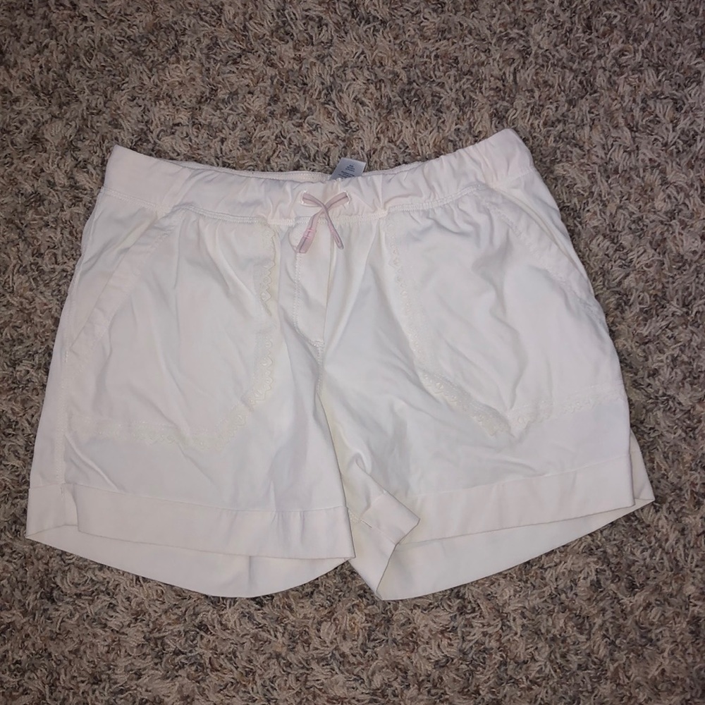 White Ivivva shorts.